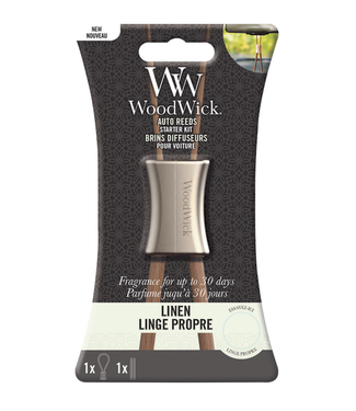 Woodwick Auto Reeds Starter Kit Linen