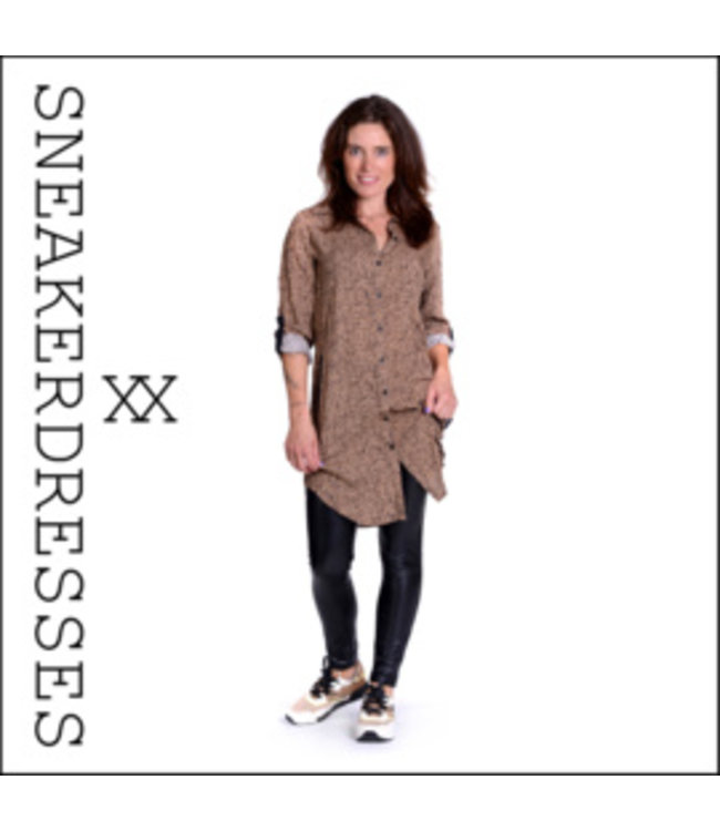 Sneakerdresses 22AW010 Dress Dots Brown