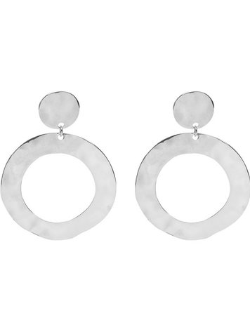 J.Y.M. Earrings Wobbles rond zilver