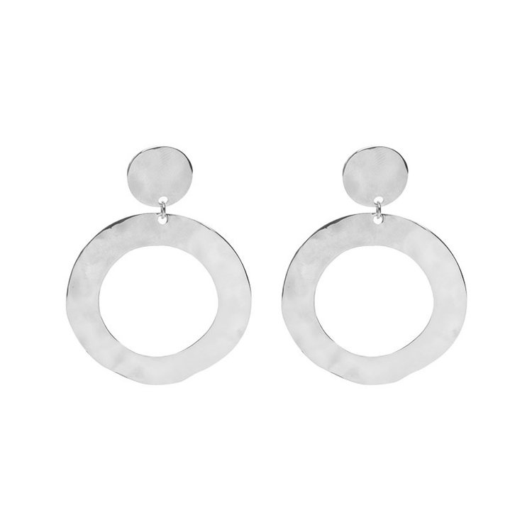 J.Y.M. Earrings Wobbles rond zilver