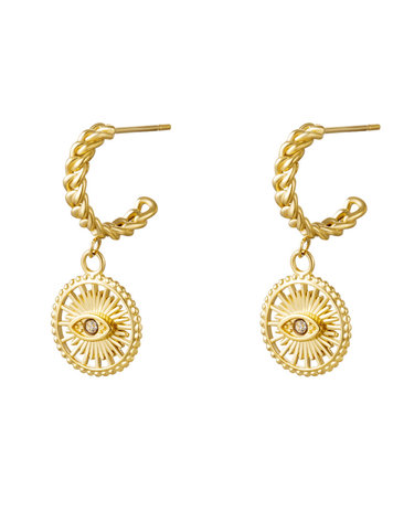 J.Y.M. Earrings Overload Gold