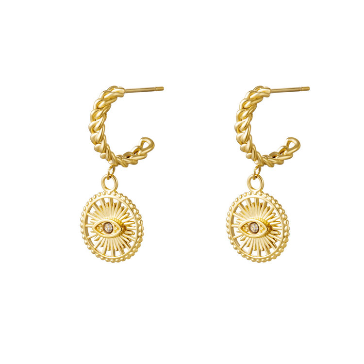 J.Y.M. Earrings Overload Gold