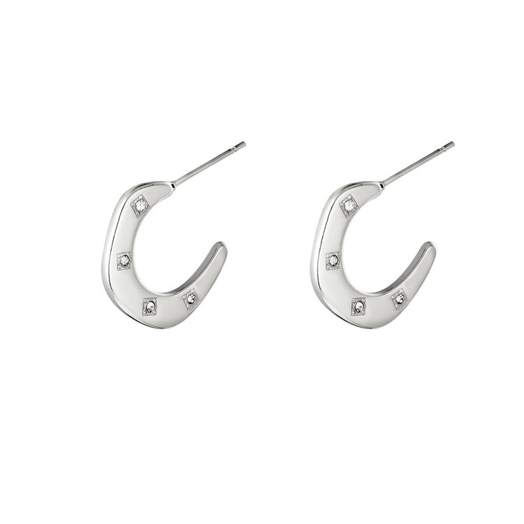 J.Y.M. Earrings The Future Silver