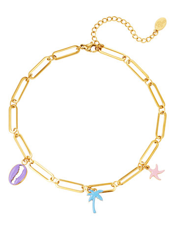 J.Y.M. Stainless steel chain ankle band