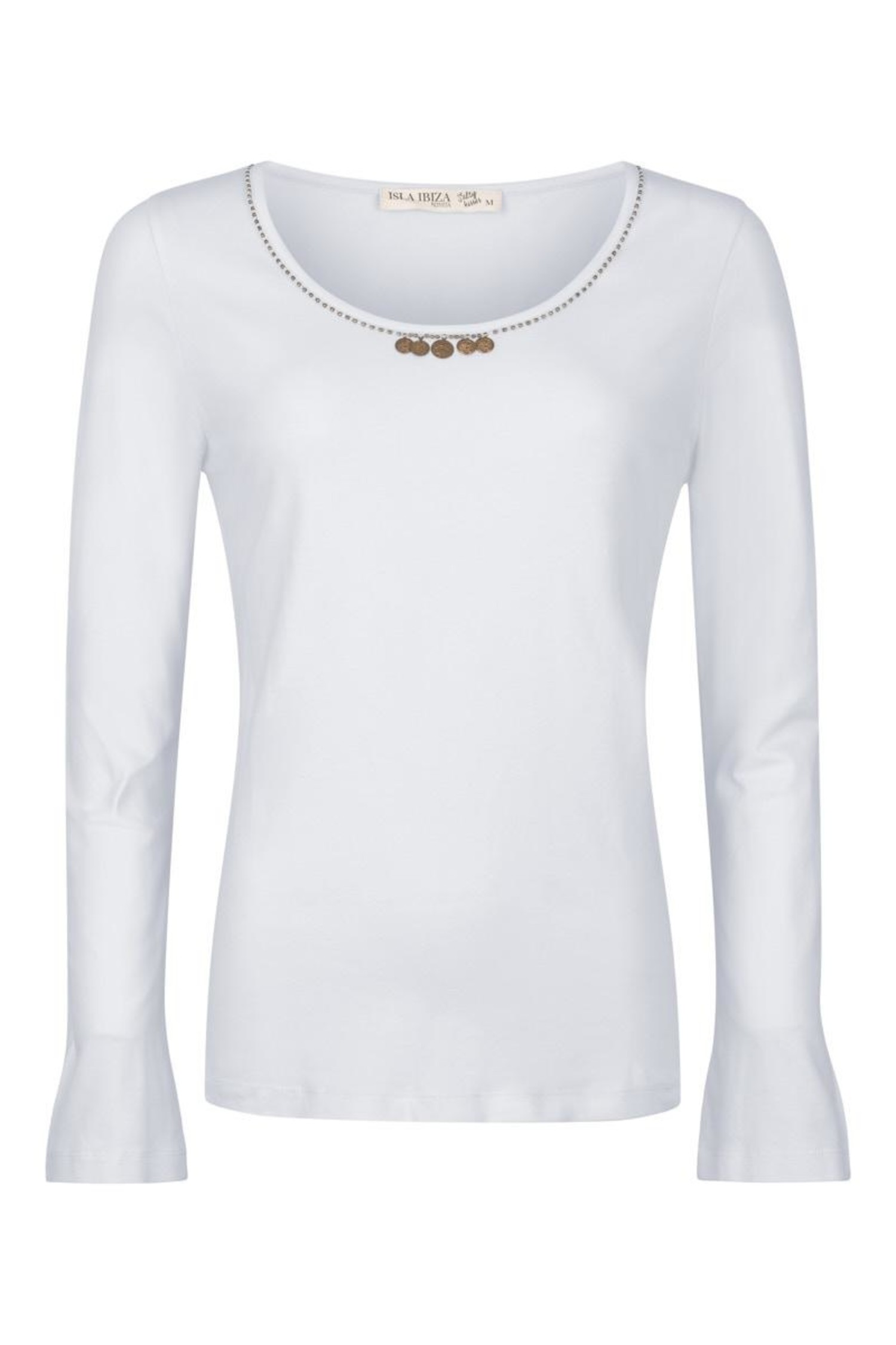 T- Shirt Long Sleeves White - Joyeria Y Mas