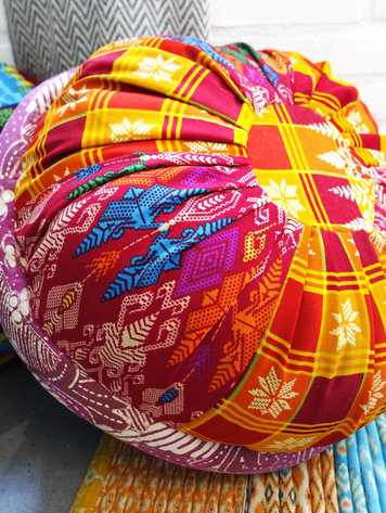 J.Y.M. Meditatie kussen Lulu Rond rood