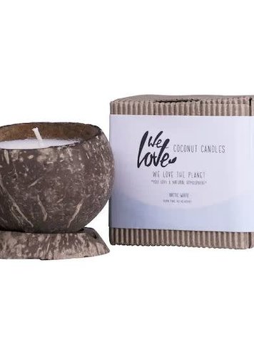 We Love The Planet Coconut Candle Artic White