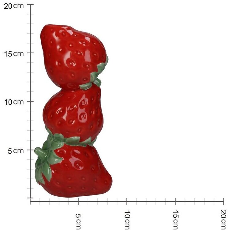 Vaas Strawberry Red 9x8x18cm