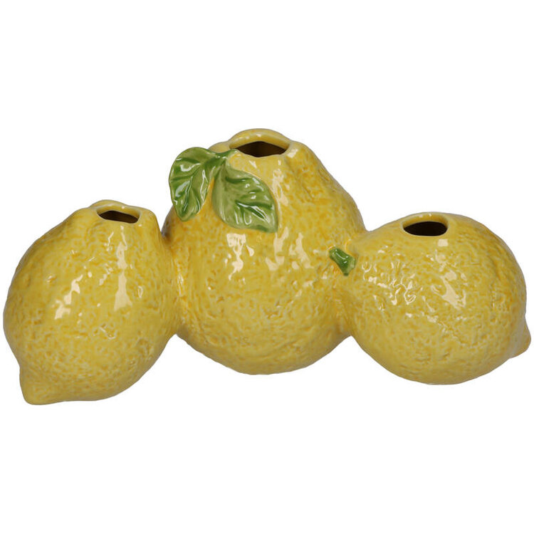 Vase Lemon Yellow 21x11x10cm