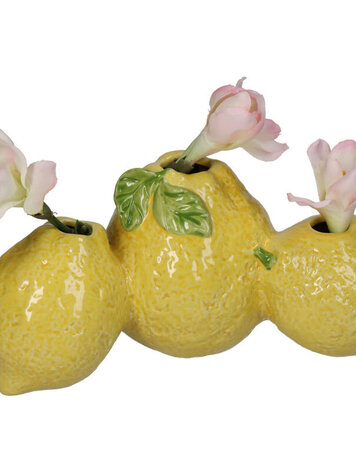 Vase Lemon Yellow 21x11x10cm