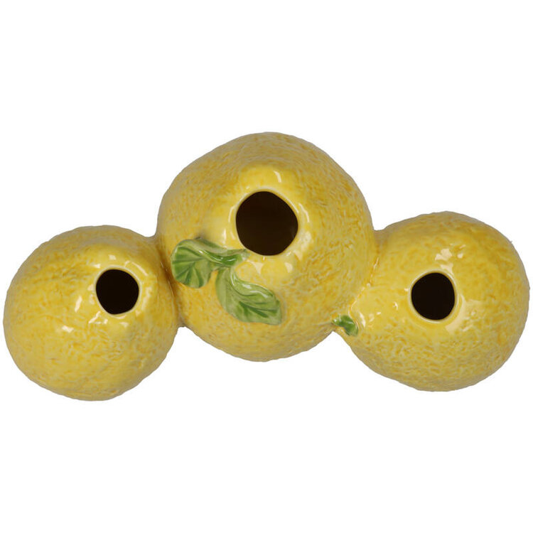 Vase Lemon Yellow 21x11x10cm