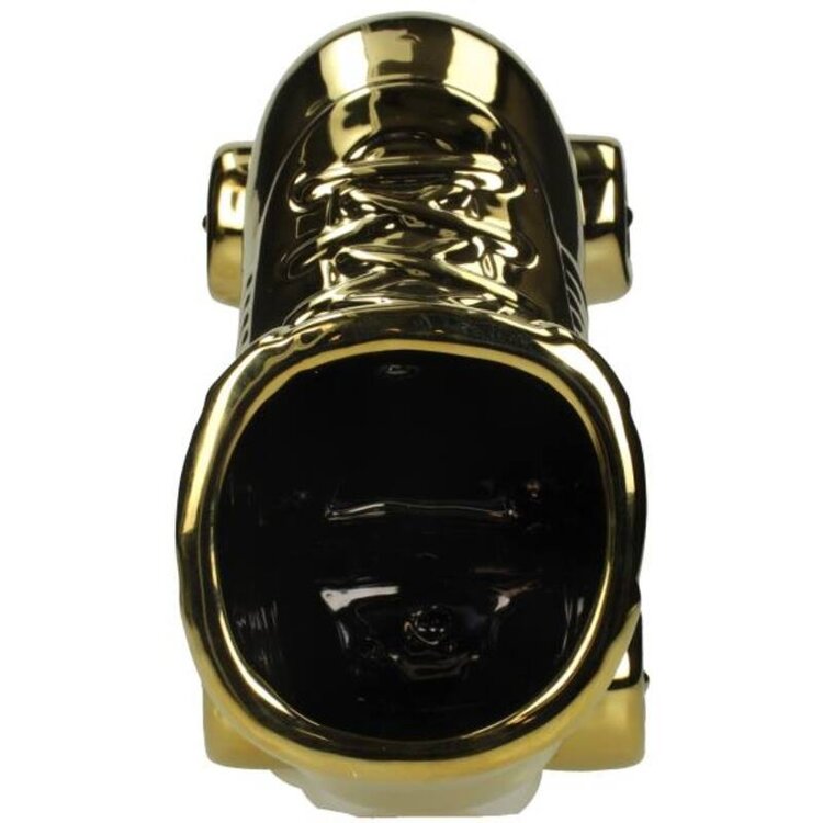 Planter Rollerskate Gold 20x13x22cm