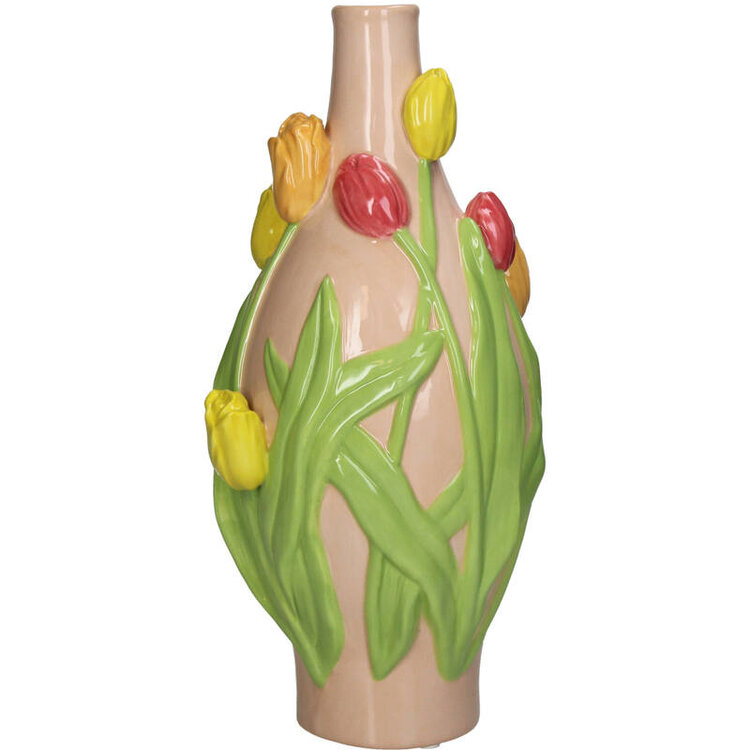 Vase Tulip Multi 14x14x30cm