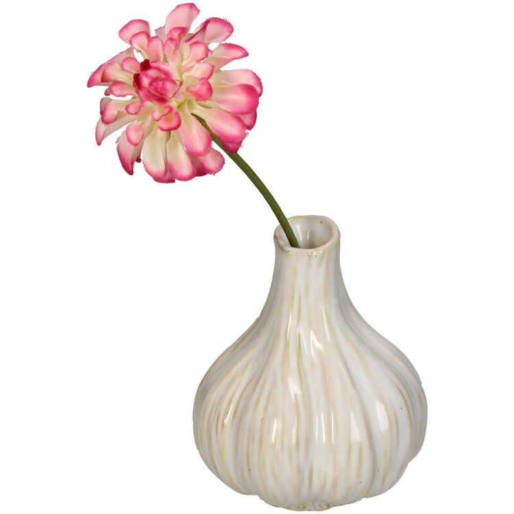 Vase Garlic White 10x10x11cm
