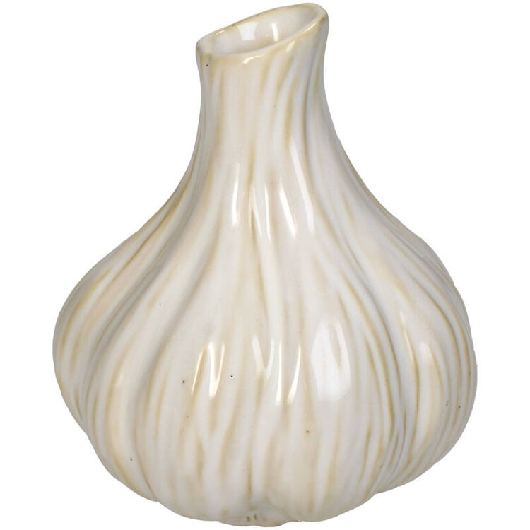Vase Garlic White 10x10x11cm