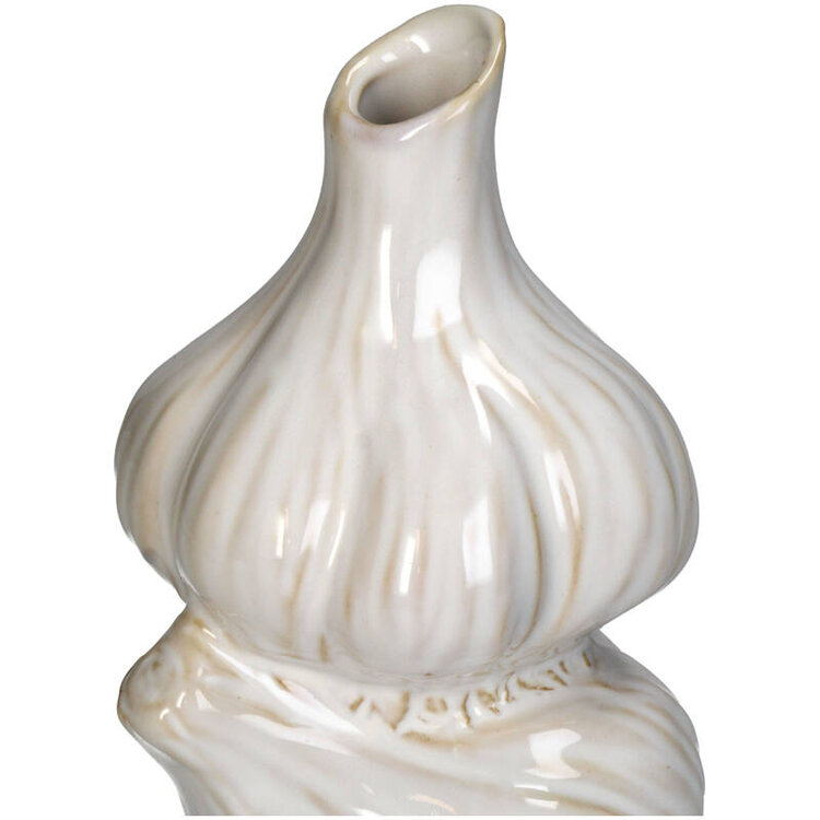 Vase Garlic White 10x9x23cm