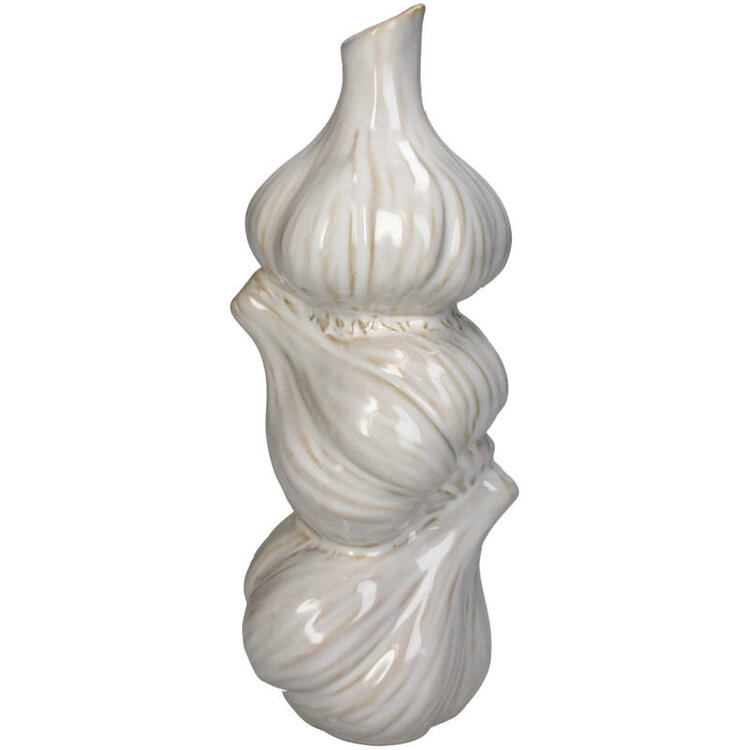 Vase Garlic White 10x9x23cm
