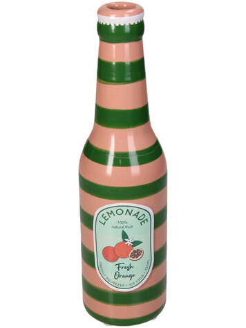 Vase Lemonade Bottle Multi 7x7x24cm