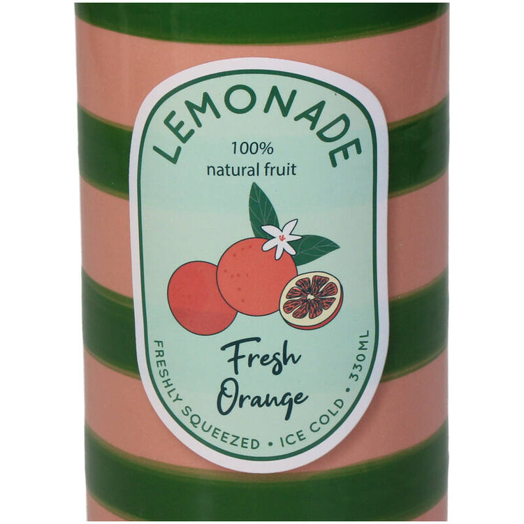 Vase Lemonade Bottle Multi 7x7x24cm