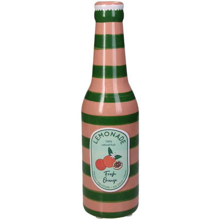 Vase Lemonade Bottle Multi 7x7x24cm