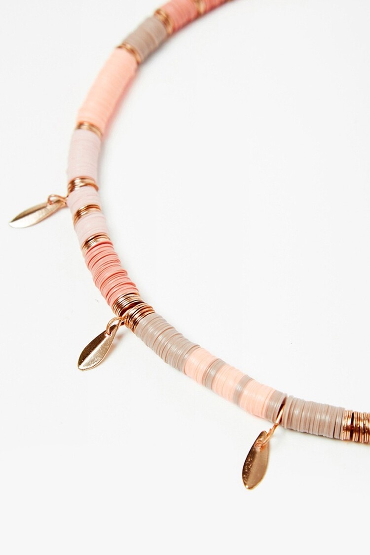 Sequin Necklace - pink