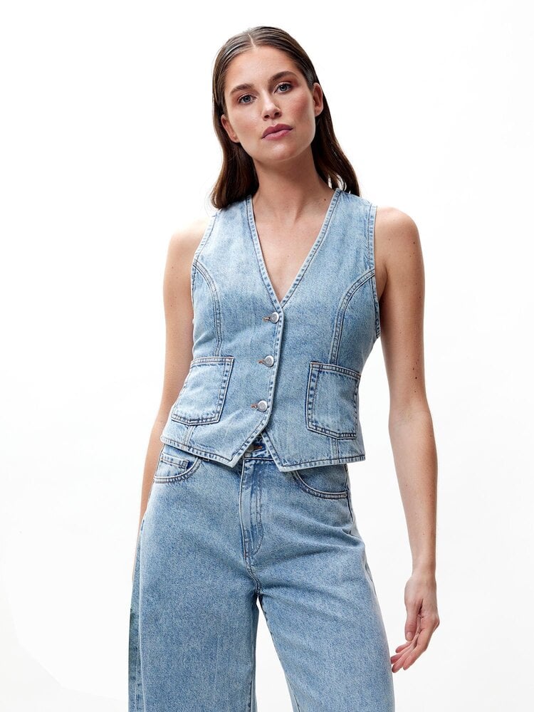 Catwalk Junkie Gilet Daisy - bleu