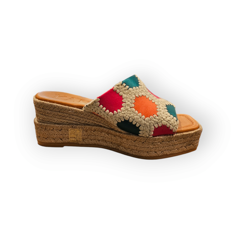 Kanna Rombos Raso Slipper - multi