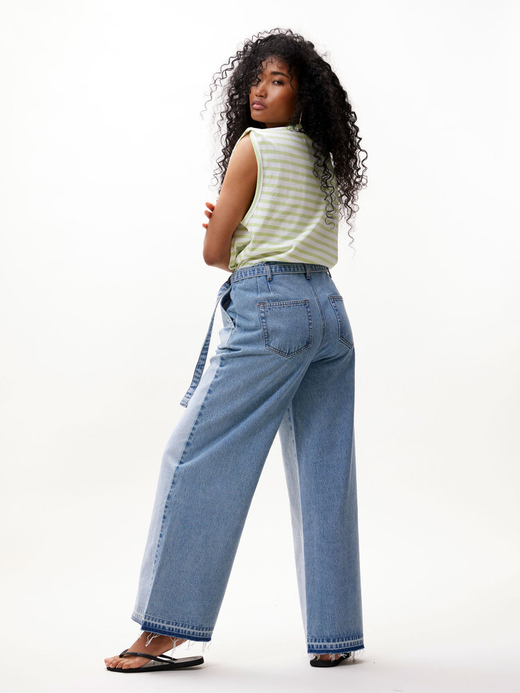 Catwalk Junkie Wide leg jeans with two tone effect