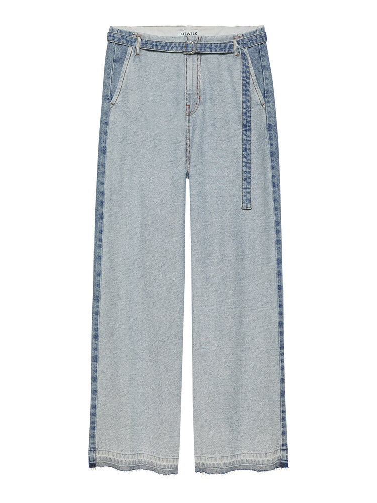 Catwalk Junkie Wide leg jeans with two tone effect