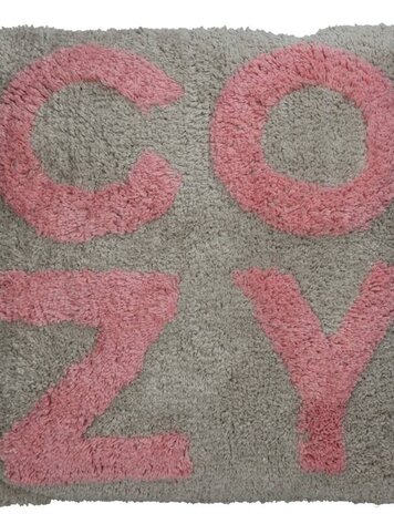 Cushion Cozy Pink 45x45x3cm