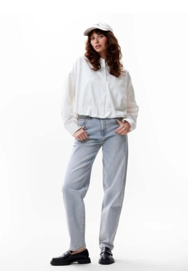 Catwalk Junkie Blouse met tuck in effect - Off White