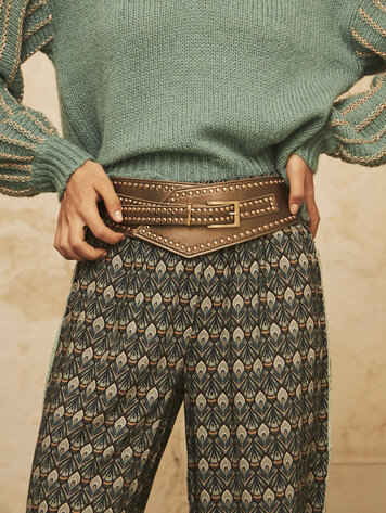 Studded Belt - bronze