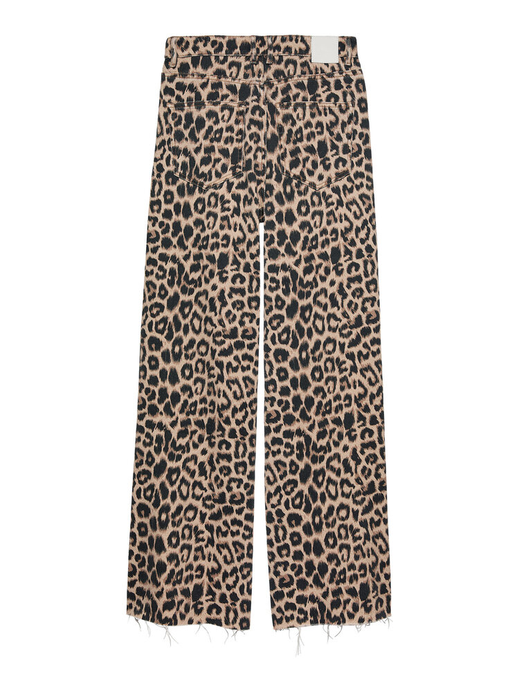 Catwalk Junkie Jeans Loose with leopard design - grey morn