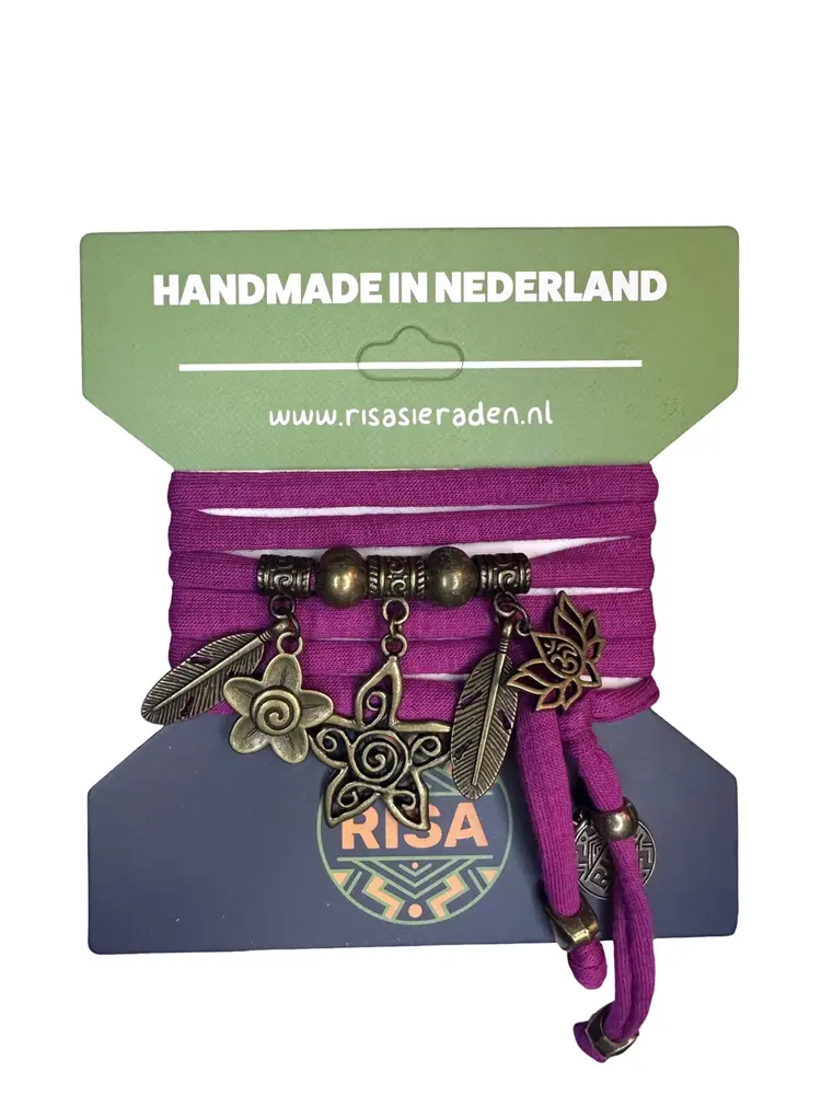 Risa Flower Fuchsia - Brons