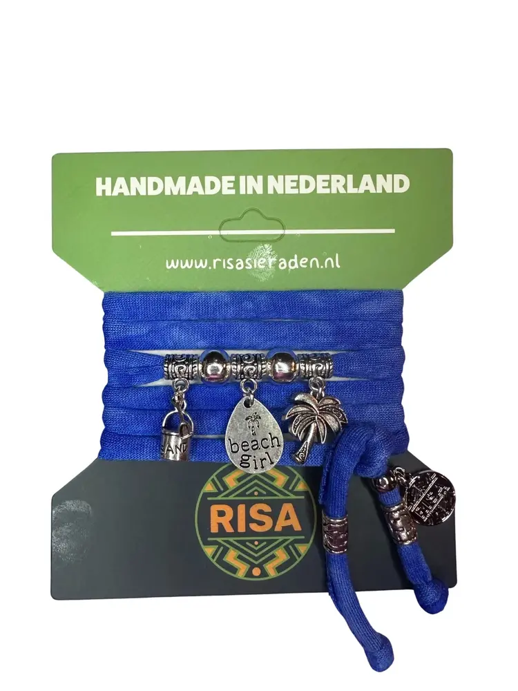 Risa Beach Girl bleu - silver