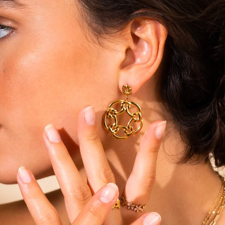 Bohm Paris Axes Earrings - gold