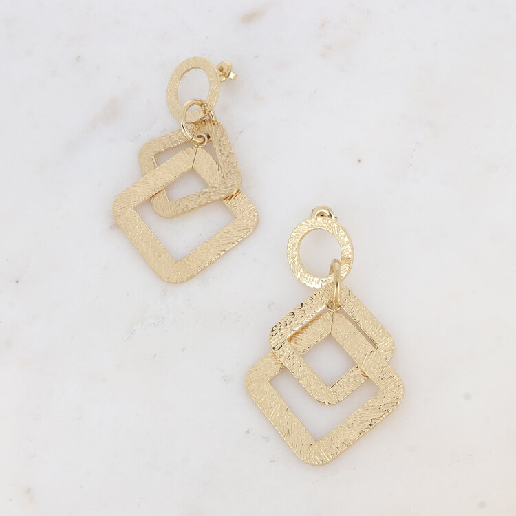 Bohm Paris Bullet Curl earrings - gold