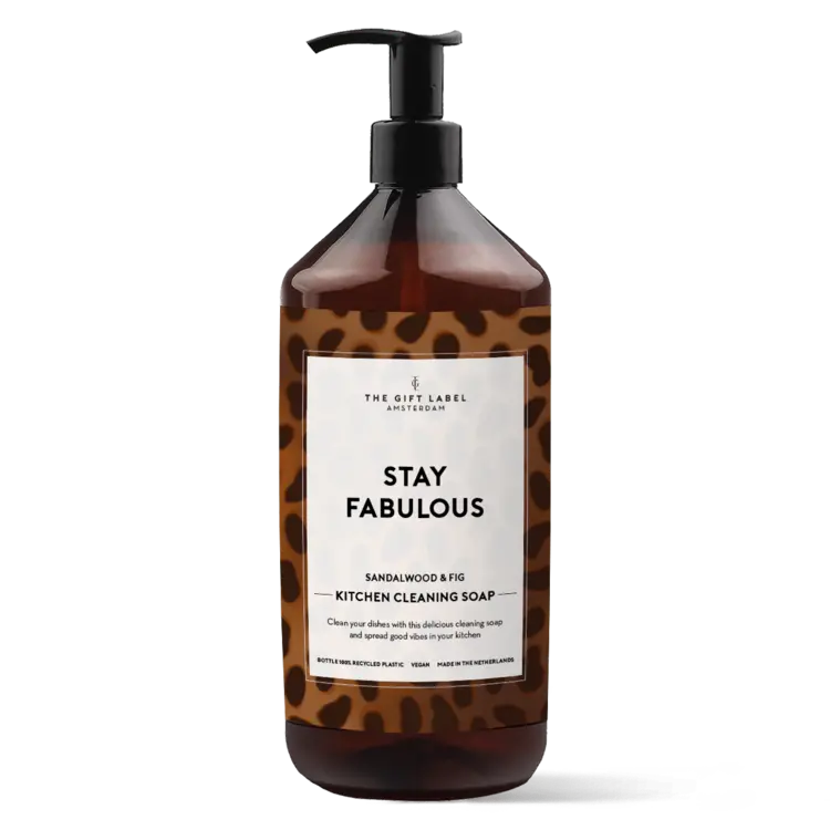 The Gift Label Amsterdam Kitchen Cleaning Soap - Stay Fabulous