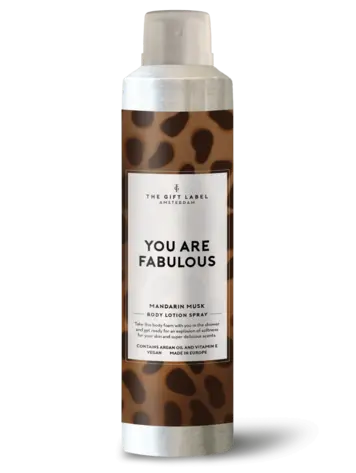 The Gift Label Amsterdam Body lotion spray - You are fabulous 200 ml