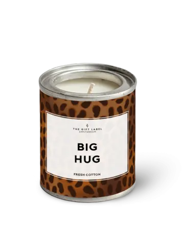 The Gift Label Amsterdam Candletin90gr - Big Hug - Fresh Cotton 90 gr