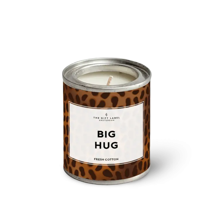 The Gift Label Amsterdam Candletin90gr - Big Hug - Fresh Cotton 90 gr