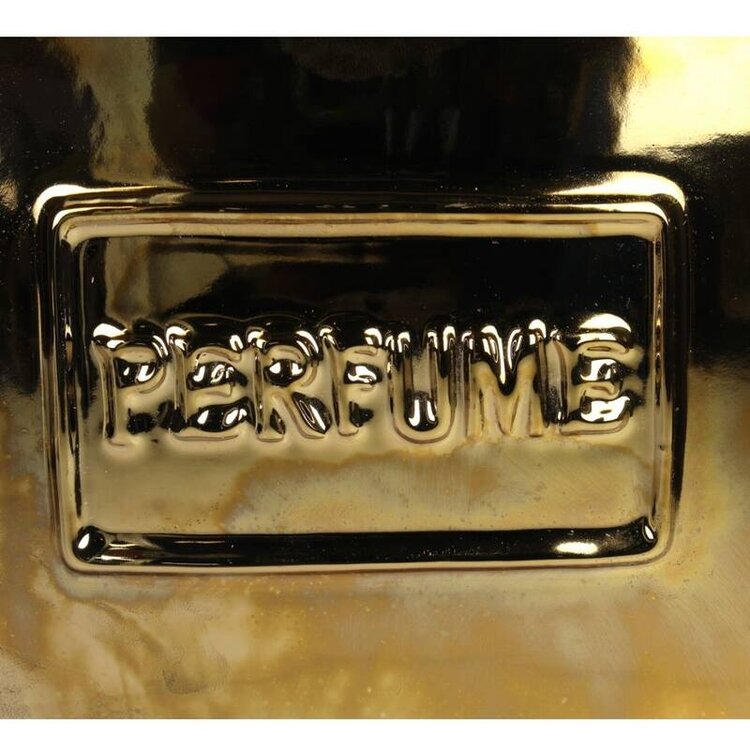 Vase Perfume Bottle Gold 30x9x20cm