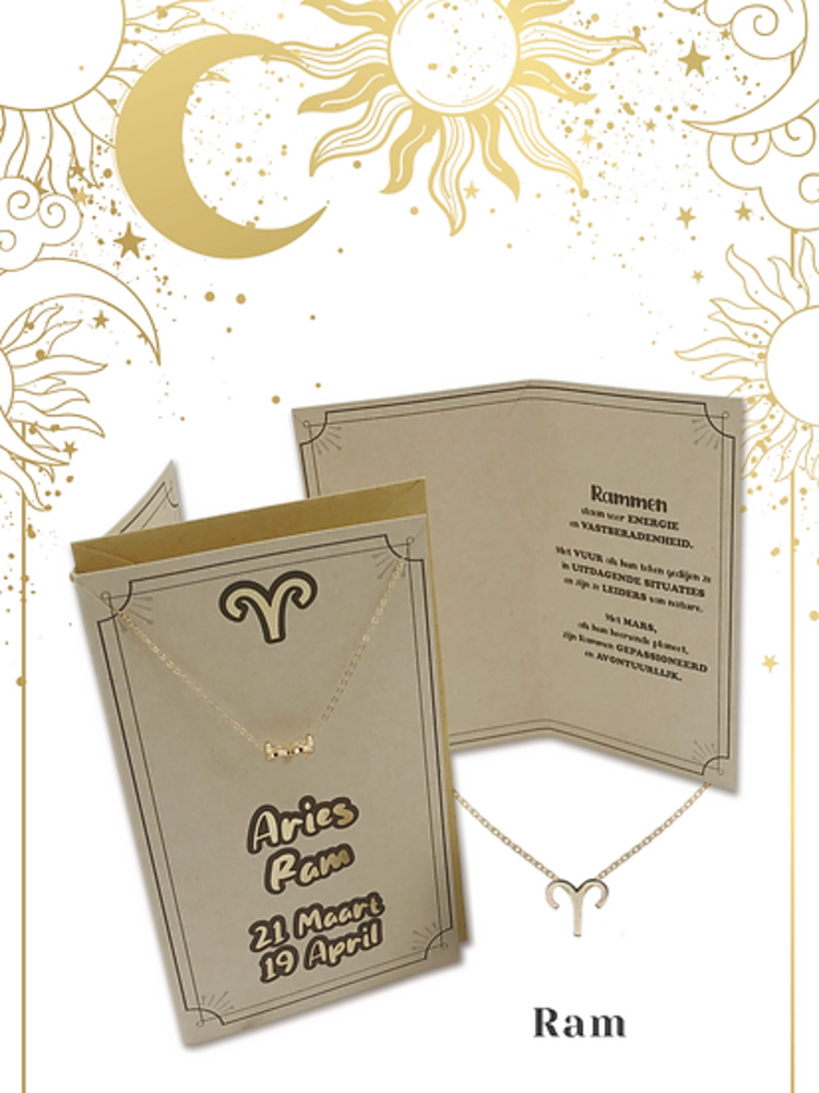 Ram Aries Horoscoop (met Ketting)