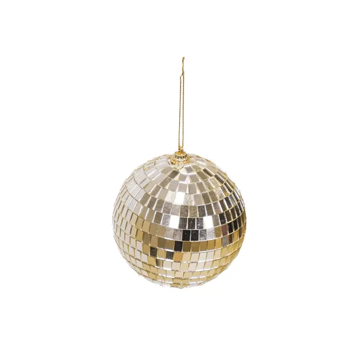 House Vitamin Disco Ball - Glass - Gold - 10x10x10cm