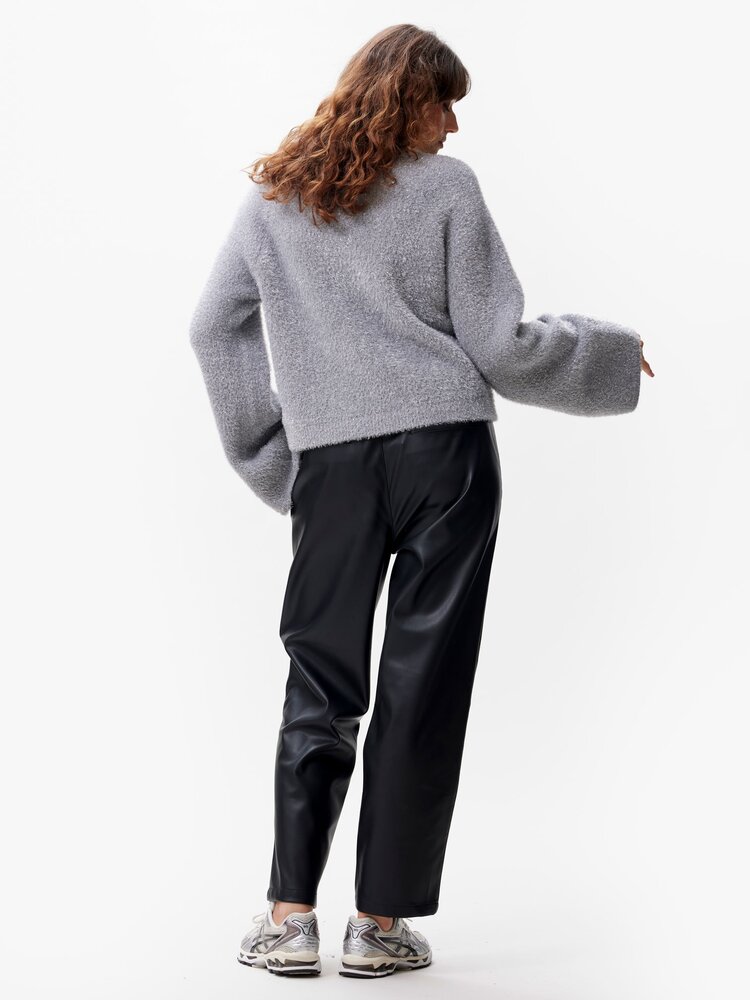 Catwalk Junkie V neck Fuzzy Lurex Knit - December Sky