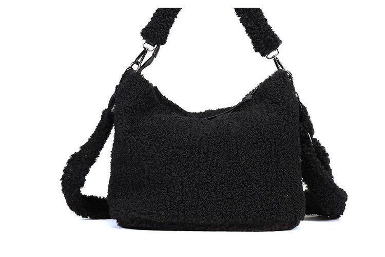 I'm Dutch Black teddy schoudertas Palma