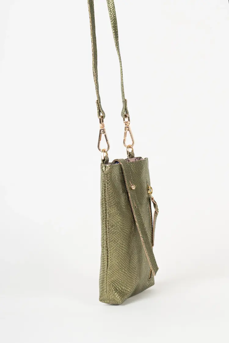 Lisbon Green Crossbody Bag