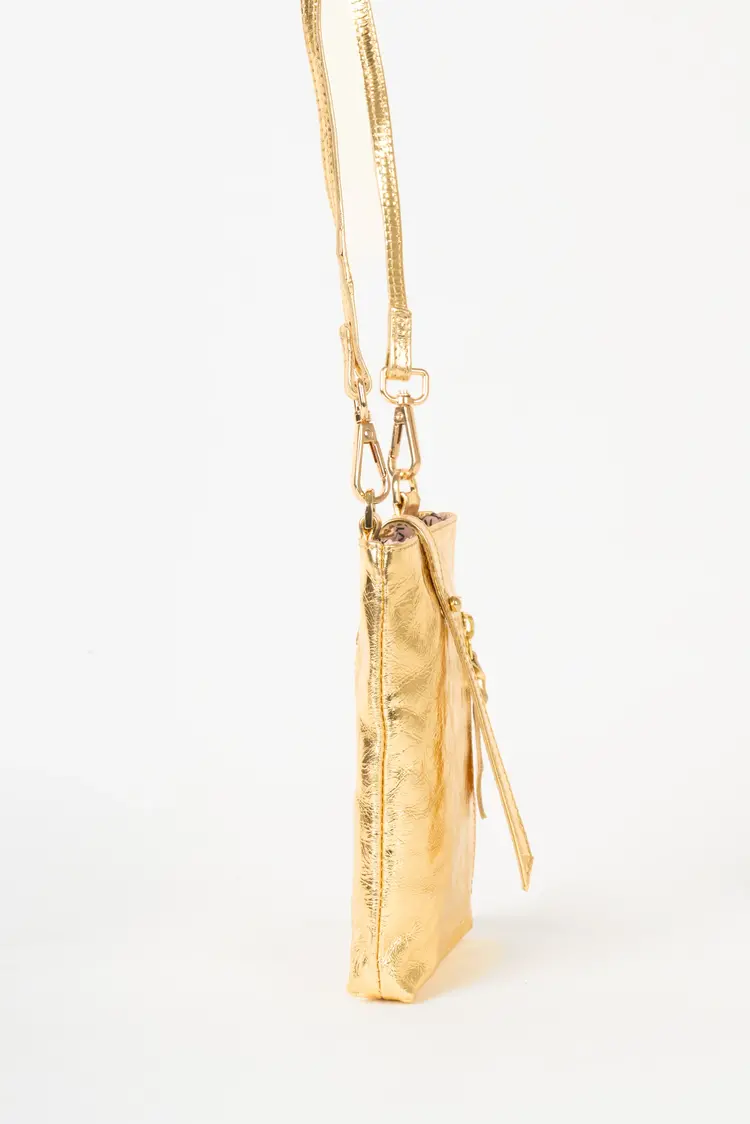 Golden Lisbon Crossbody Bag