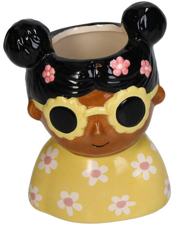 Planter Dolomite Multi 8.2x6.5x10.5cm