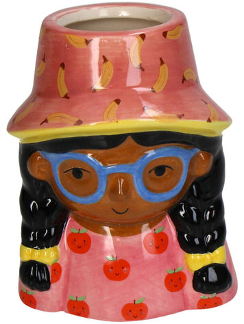 Planter Dolomite Multi 7.5x6.5x10.2cm